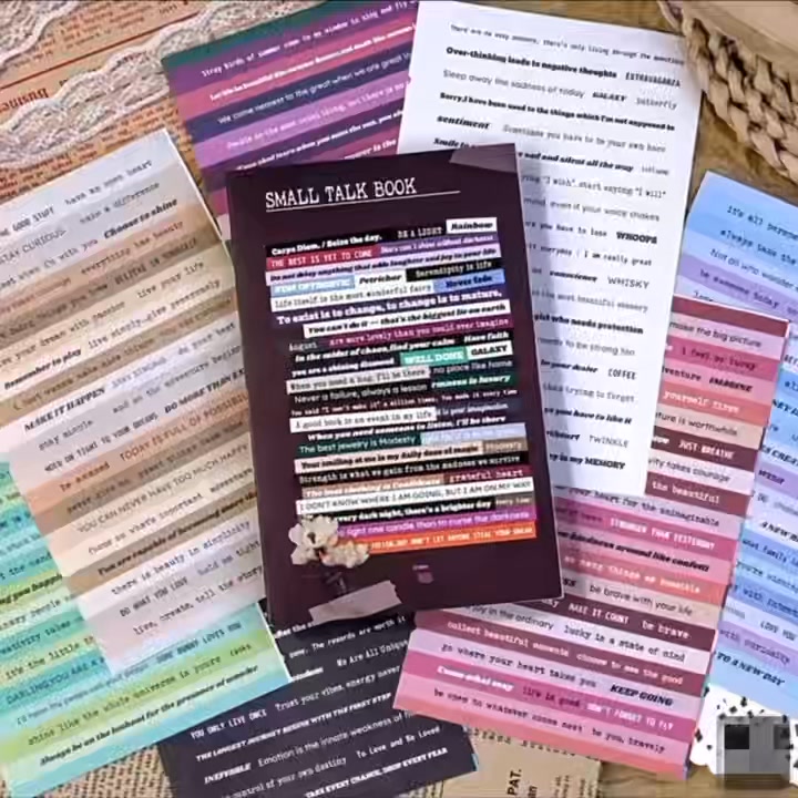 Small Talk Text Sticker Book