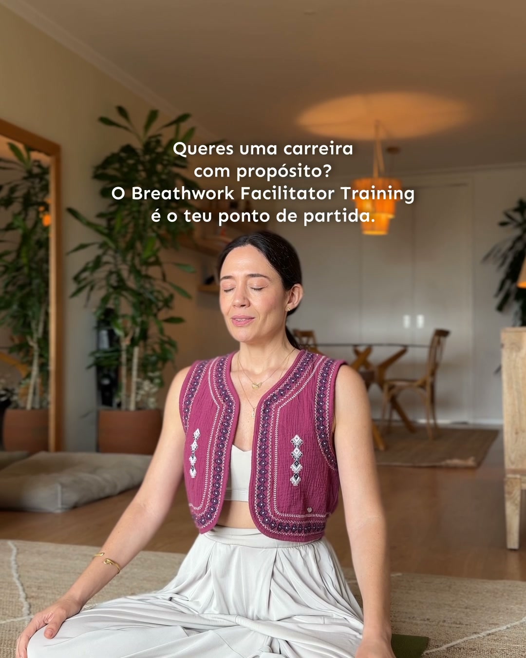 Torna-te um Facilitador de Breathwork certificado