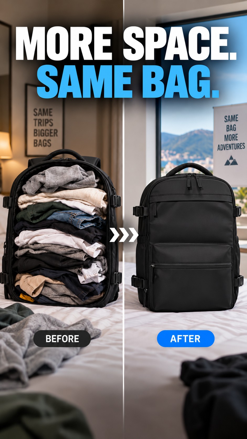 One Bag. Five Days.