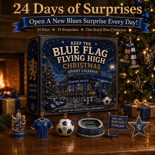 Keep the Blue Flag Flying High! Football Christmas Advent Calendar