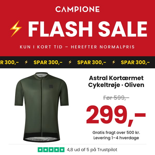 Spar 300 kr. – kun i kort tid
