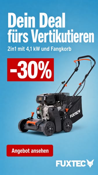 Jetzt 30% Rabatt für deine Rasenpflege sichern
