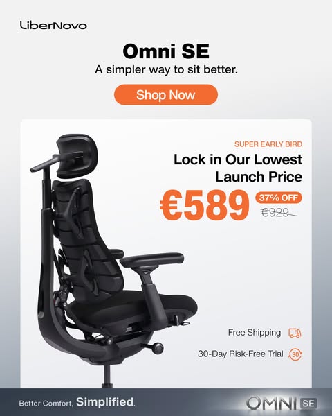 LiberNovo Omni SE New LaunchLock the Lowest Launch Price