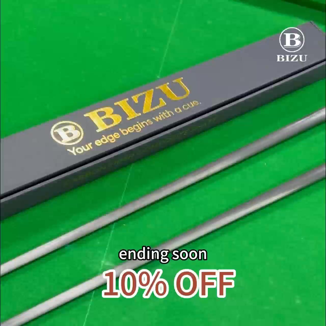 Anúncio de BIZU billiards