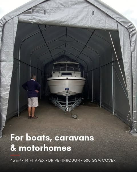 Heavy Duty Portable Garage, 33 x 14 ft