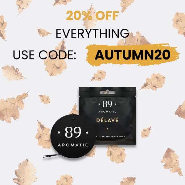 AUTUMN20 = 20% OFF!