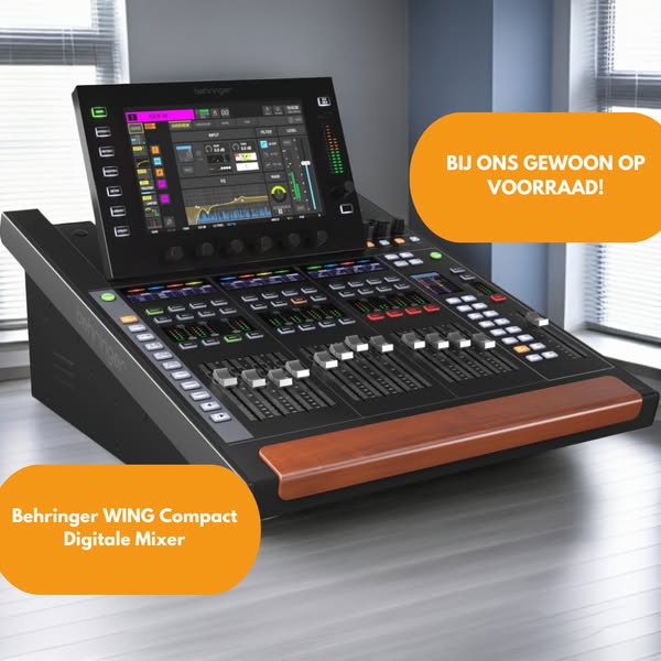 Behringer WING Compact digitale mixer op voorraad!