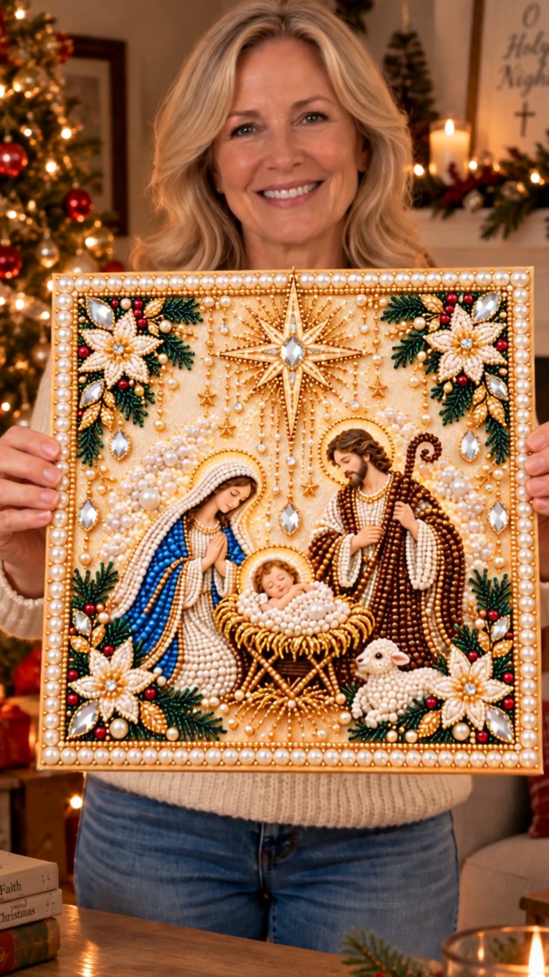 DIY Christian Pearl Artwork Kit