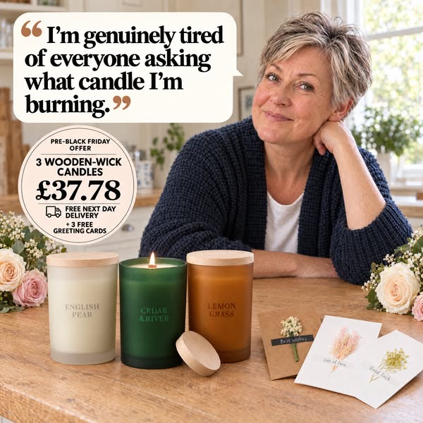 Three Candle for 37.78. Offer Ends soon