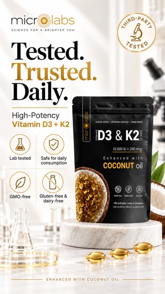 Lower Stress & Anxiety with Vitamin D3 + K2