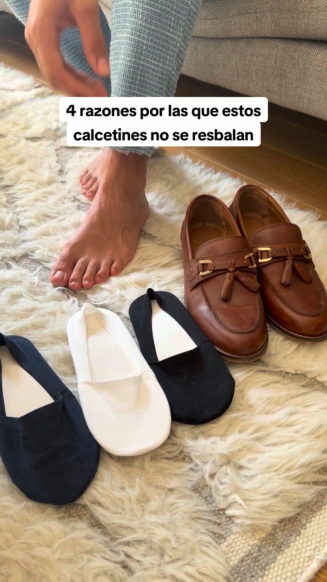 Calcetines invisibles que NUNCA resbalan