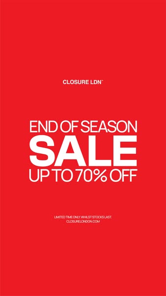 End of Season Sale Now Live - Up To 70% Off