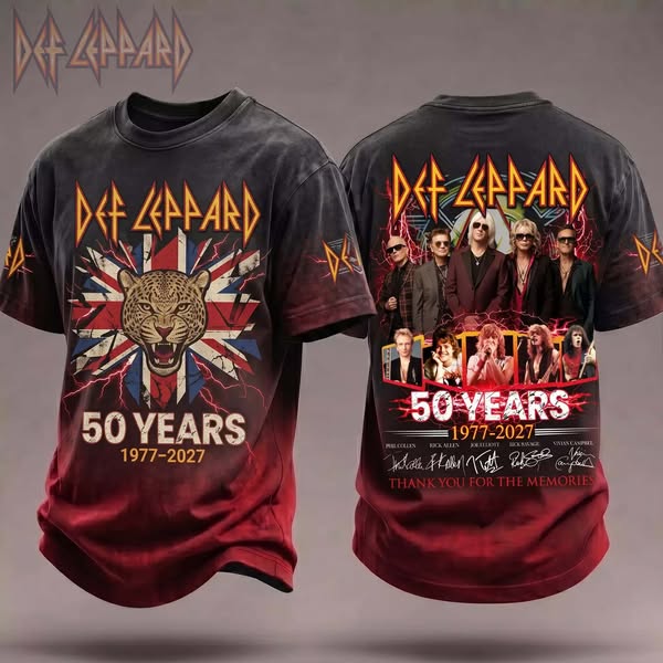 Def Leppard | 50 Years of Rock Shirt