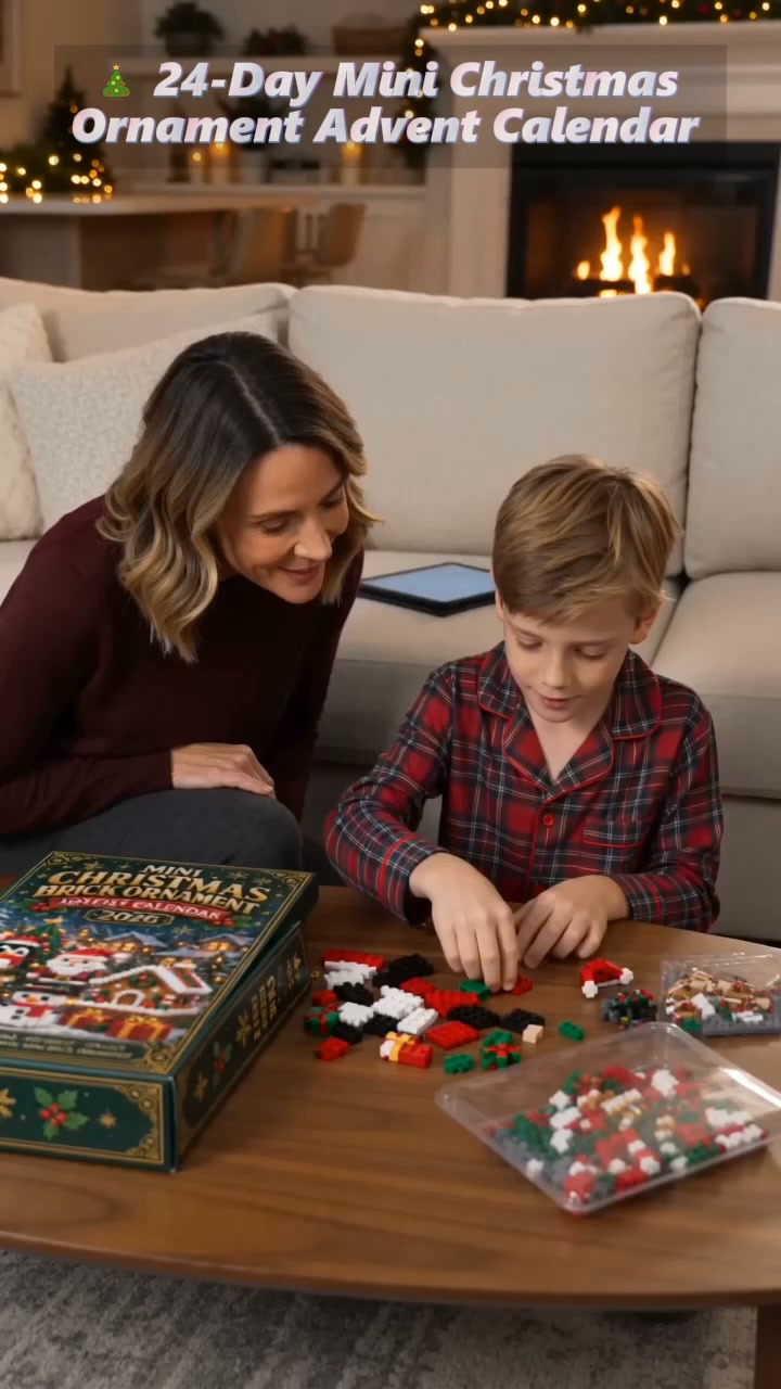 Skip The Candy! Build Mini Brick Ornaments This Christmas Countdown