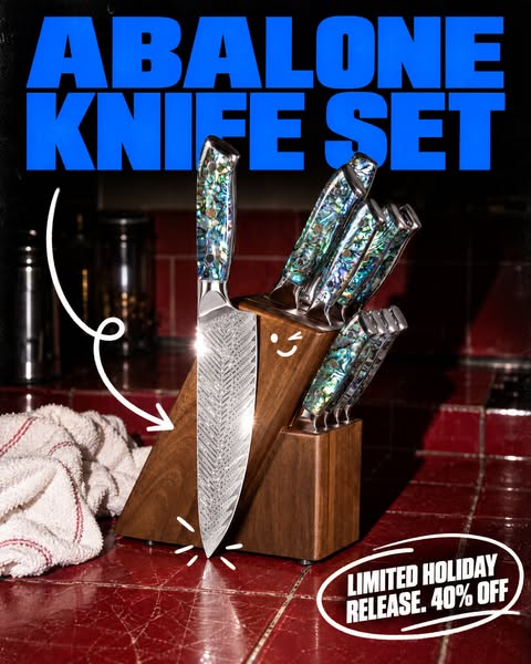 Ultra-Sharp Japanese Damascus Chef Knives On Sale
