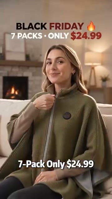 Beat the holiday chill with instant cord-free warmth!