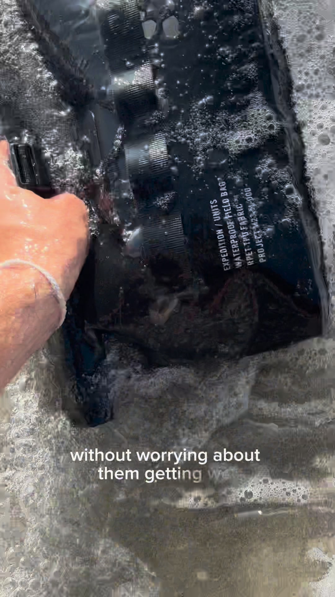A bag built with water in mind