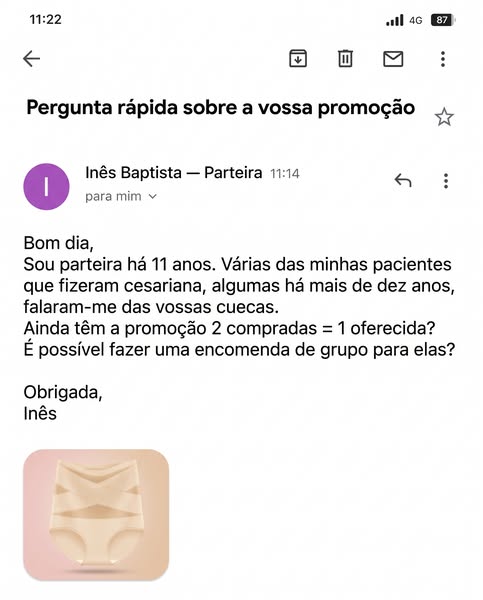 Lê isto se fizeste uma cesariana.