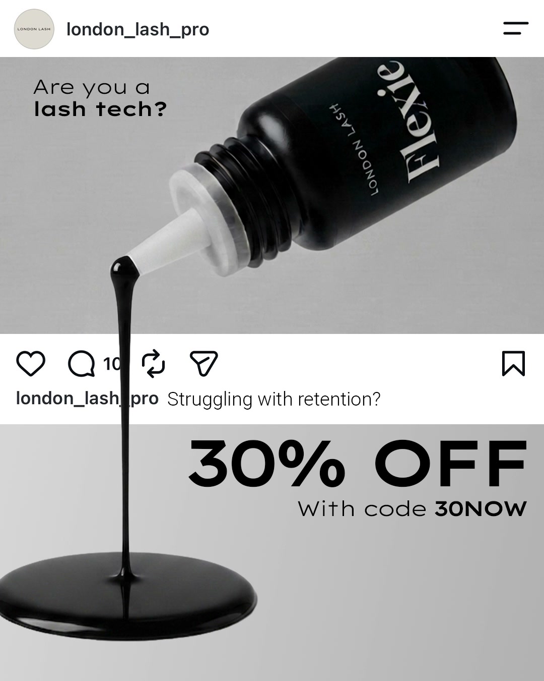Flexie Eyelash Extension Glue - London Lash UK