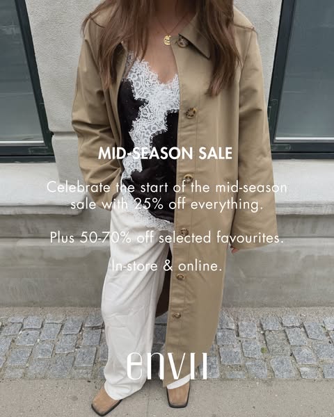 Mid-season sale er live