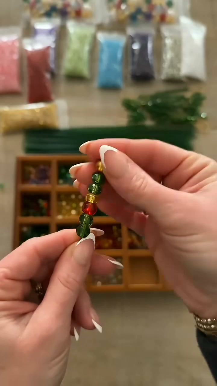 DIY Beaded Christmas Tree Kit