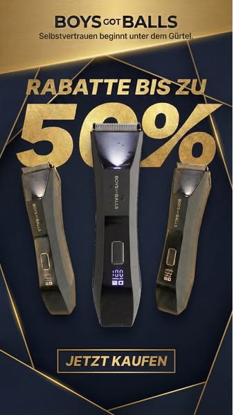 60% Rabatt - auf den Körper- und Intimrasierer!