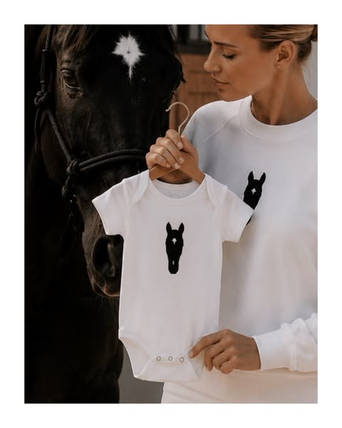 My Equi Art / Baby Bodysuit - White Limited Edition