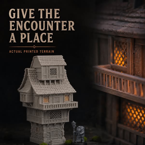Headline 50+ Medieval Buildings & Terrain STLs