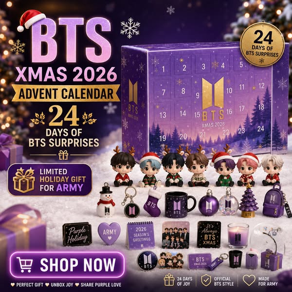 BTS FANS… WAIT UNTIL YOU SEE WHAT’S BEHIND ALL 24 DOORS.