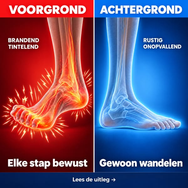 De grootste misvatting over brandende voeten