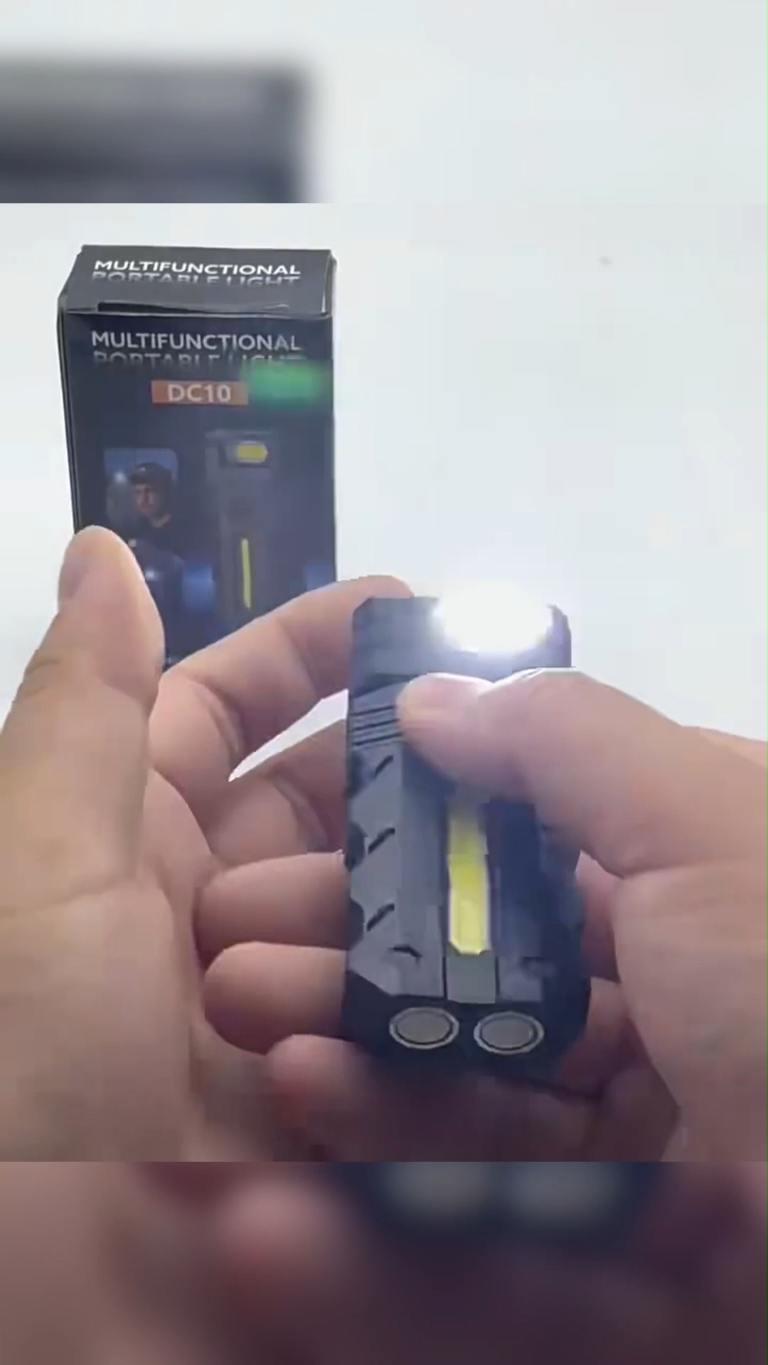 180° drehbarer LED-Arbeitsleuchte – Doppelstrahl, magnetische Basis & USB-C aufladbar