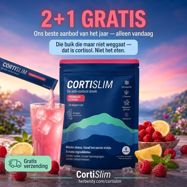 2+1 GRATIS. Je cortisol wachtte hier al op.