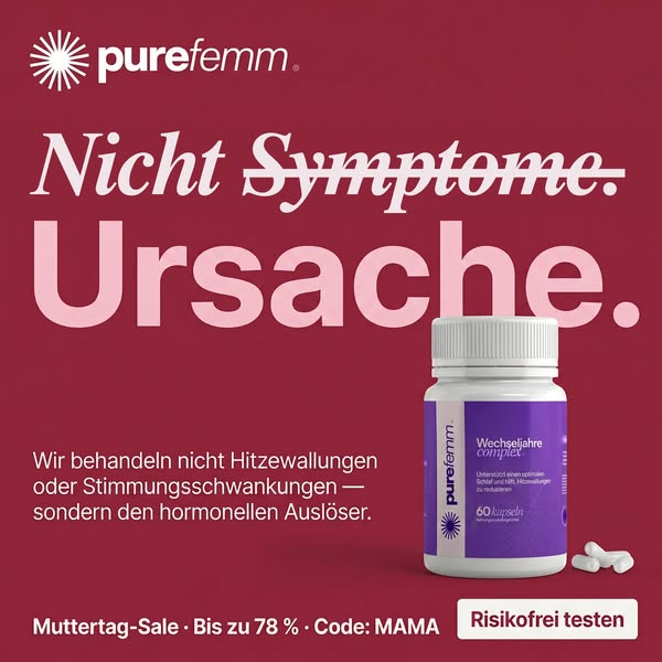 MUTTERTAG-SALE: 78 % Rabatt auf Purefemm — Code MAMA