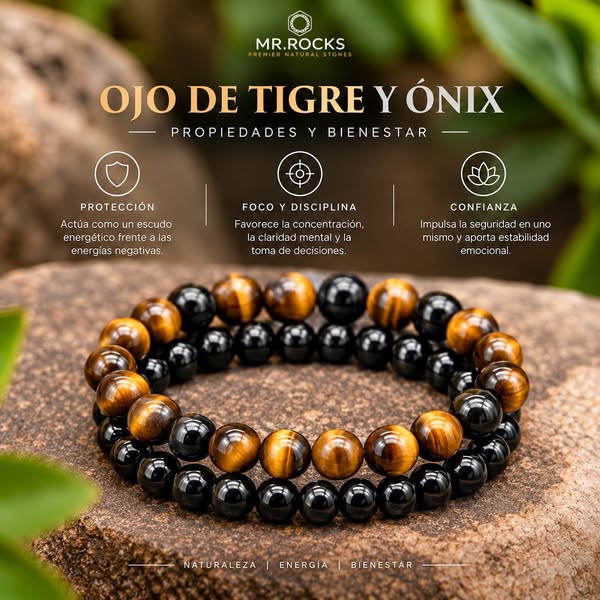 Ojo de tigre y Ónix