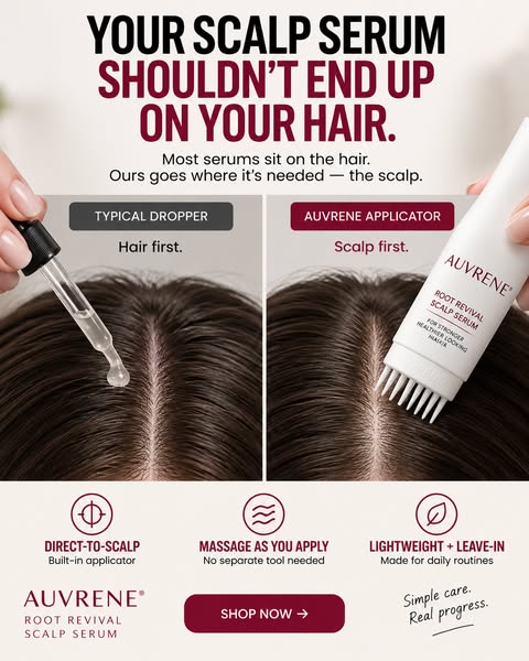 Designed to Reach Your Scalp