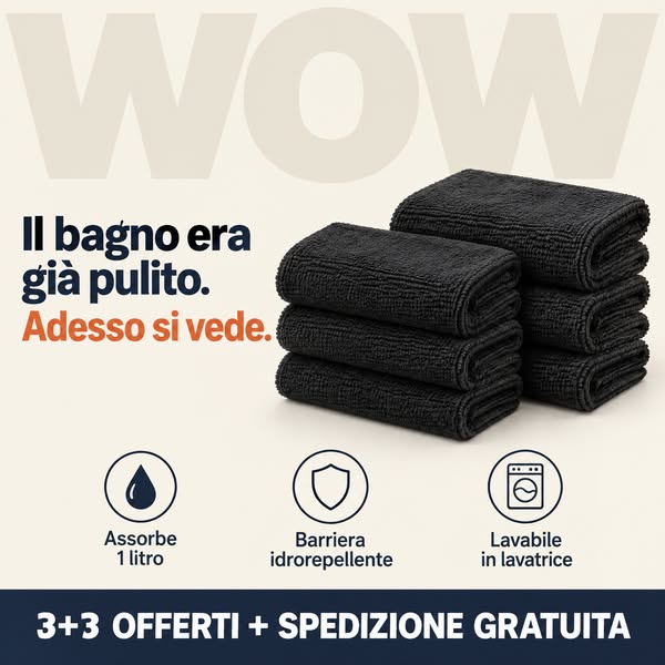 2 PANNI ACQUISTATI + 2 IN OMAGGIO