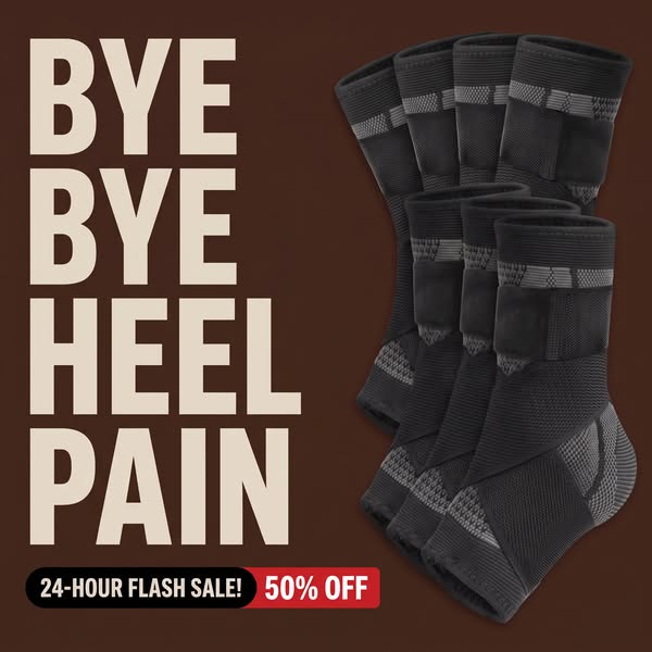 Bye Bye Heel Pain: 50% Off Today