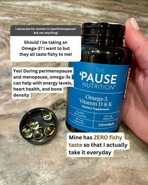 3-in-1 Omega 3 for Women in Menopause