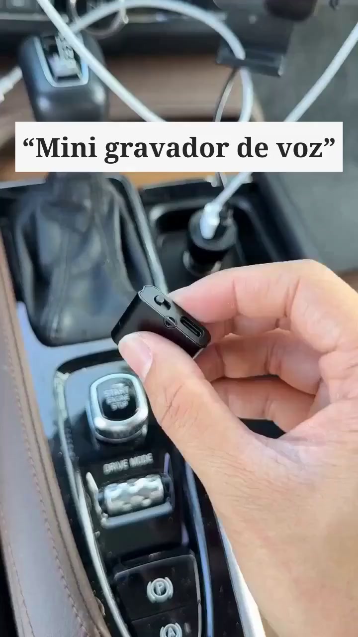 Gravação de voz discreta!