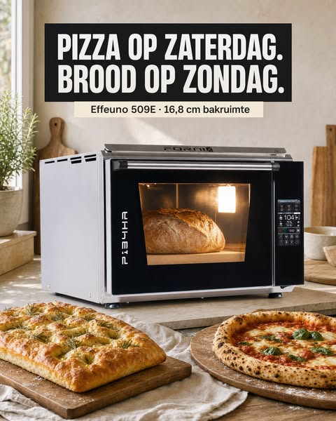 Pizza op zaterdag, brood op zondag