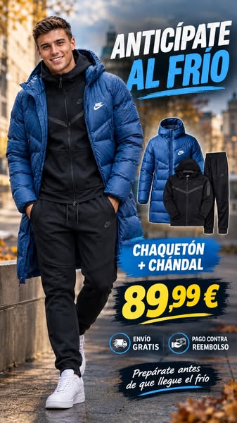 OFERTÓN Chandal + Abrigo 89,99€