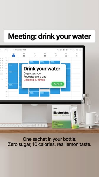 Make Water Worth Drinking