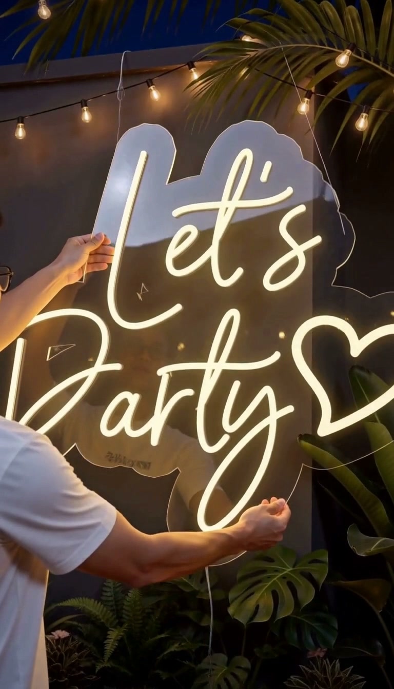 Custom LED Neon Signs for Events & Home