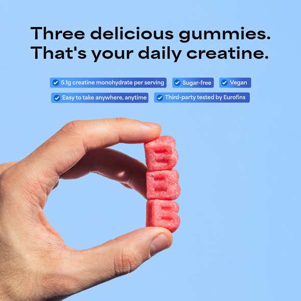 The creatine you'll actually stick to