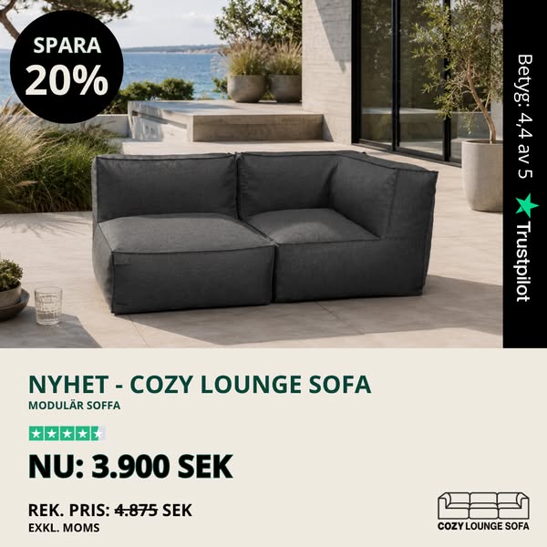 Cozy Lounge Sofa – SPARA 20%