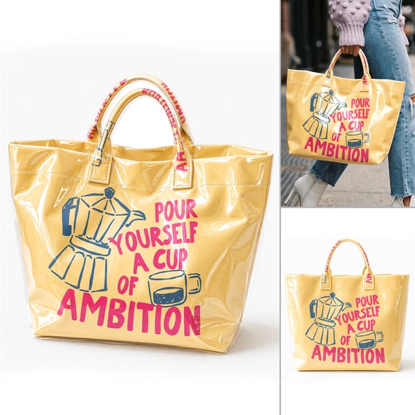 SALE! Pour Yourself A Cup Of Ambition PVC Tote Bag