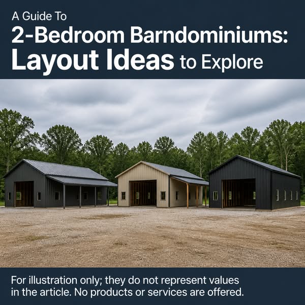2 Bedroom Barndominiums - A Guide
