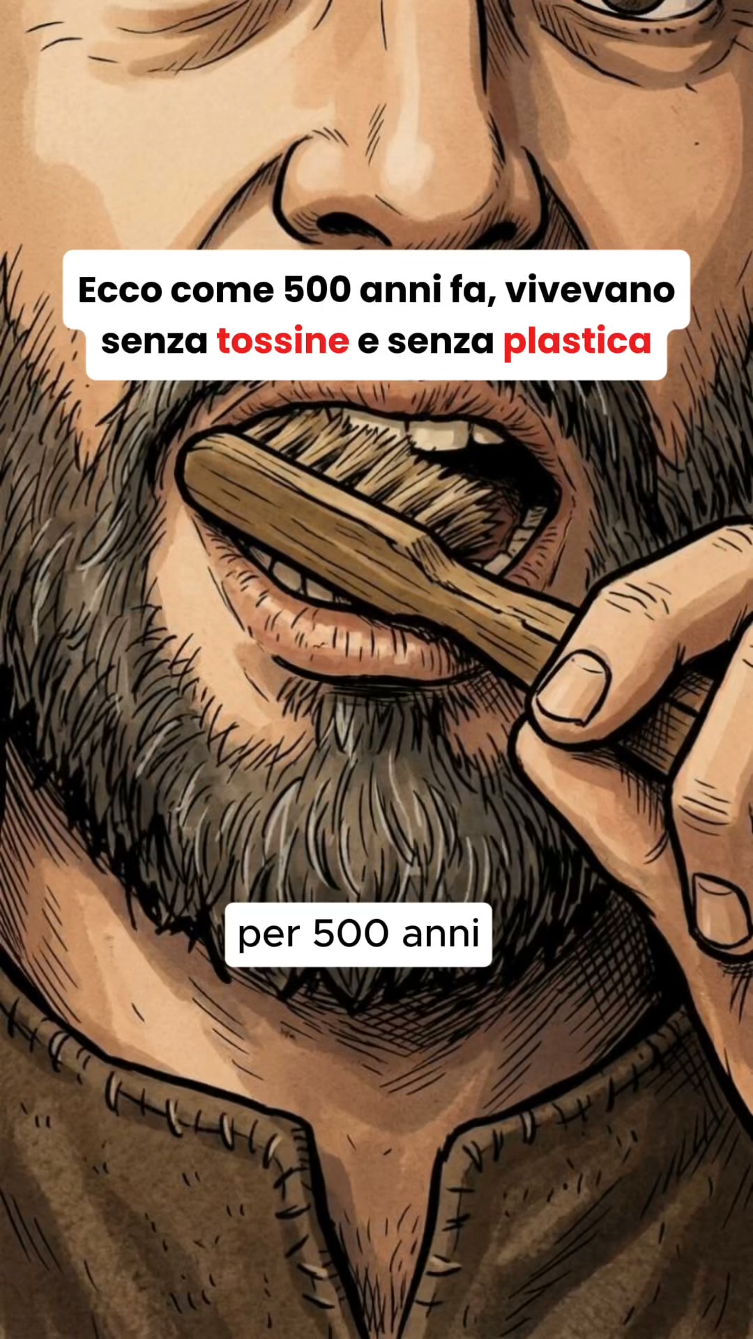 Il primo spazzolino italiano 100% NATURALE