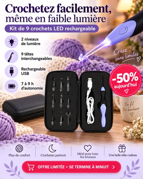 Crochetez dans n'importe quelle condition