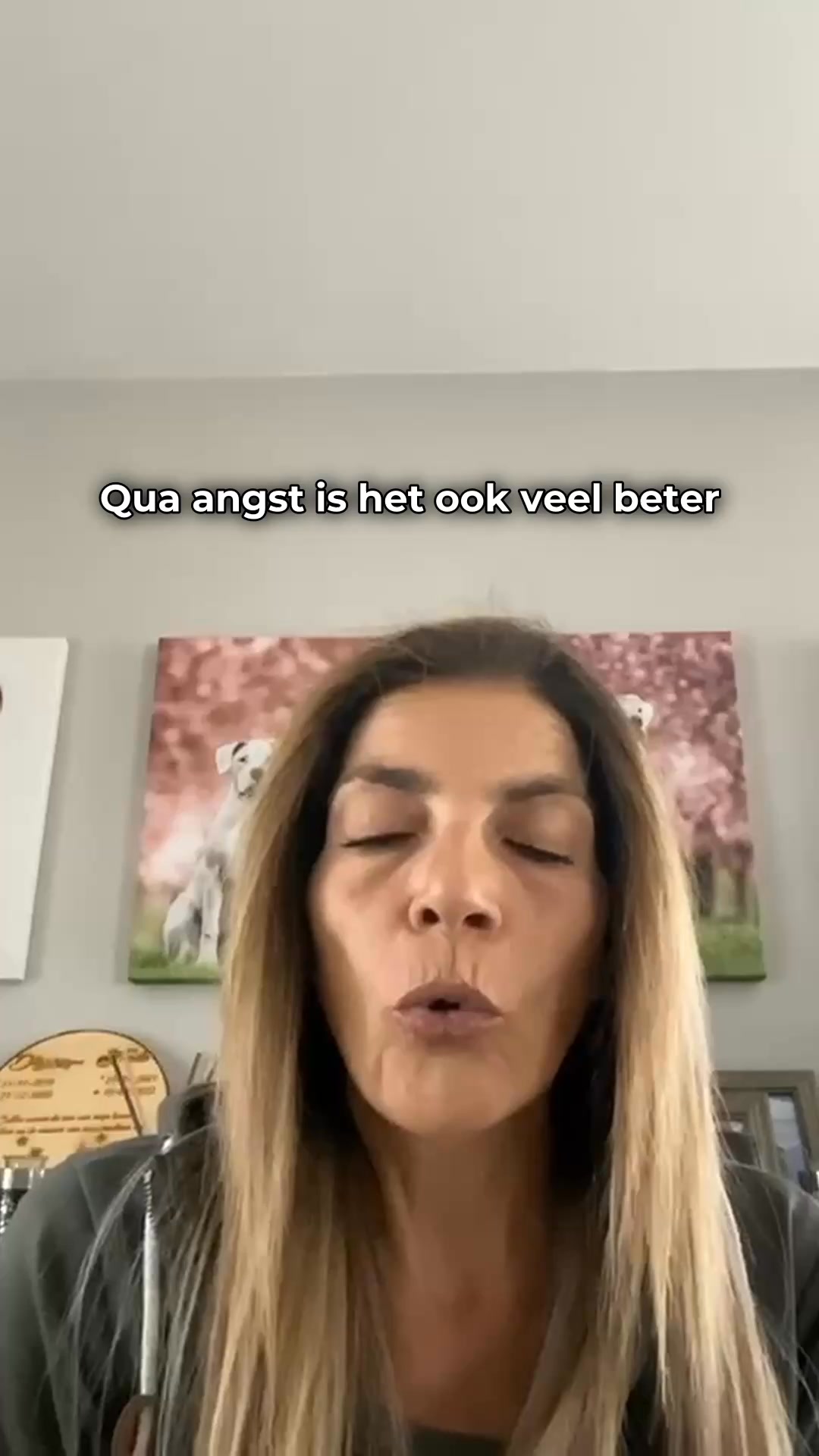 Hij blafte bij elke vrachtwagen, tot dit eindelijk hielp